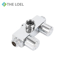 Load image into Gallery viewer, The Loel - 花灑頭轉接頭(1轉2)&支架 蓮蓬頭分水器 Shower Head Adapter & Stand (1pc)