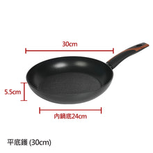 Load image into Gallery viewer, The Loel - 韓國平底煎鑊(1pc) 30cm 連強化玻璃鑊蓋套裝⭐送Catchmop 黃色圓形菜瓜布 (2pcs)   Miracle Induction Premium Non-stick 30cm Fry Pan with Glass Lid Set (1pc) ⭐Free Catchmop Yellow Round Scrubber (2pcs)
